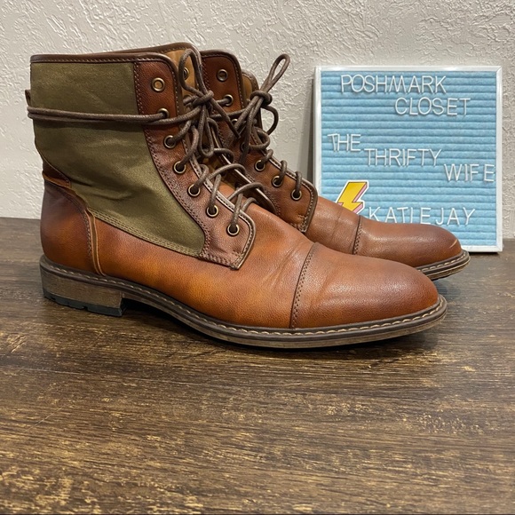 steve madden kleen cap toe boot